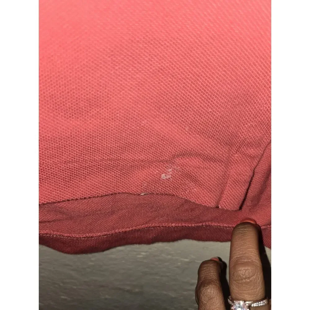 Polo Ralph Lauren Polo Shirt, Short Sleeve, Red, 100% Cotton, Men's Size XL